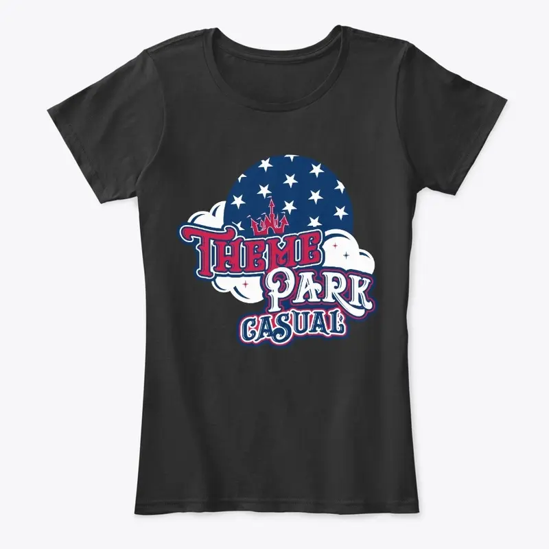 Theme Park Casual - Patriotic Logo